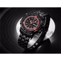 Quartz Wrist Watch Military Men's Stainless Steel Wrist Watch