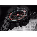 Quartz Wrist Watch Military Men's Stainless Steel Wrist Watch