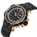 Quartz Wrist Watch Military Men's Stainless Steel Wrist Watch