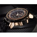 Quartz Wrist Watch Military Men's Stainless Steel Wrist Watch