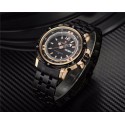 Quartz Wrist Watch Military Men's Stainless Steel Wrist Watch