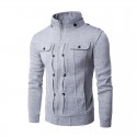 Winter Zipper Sweater Mens Blouse Stylish Jacket Sweatshirt