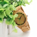 Handcrafted Natural Wood Quartz Casual Gift Watch