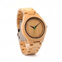 Handcrafted Natural Wood Quartz Casual Gift Watch