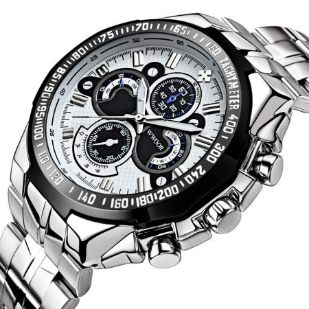 Quartz Luxury Stainless Steel Men's Sport Watch Stylish