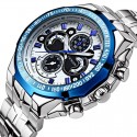 Quartz Luxury Stainless Steel Men's Sport Watch Stylish