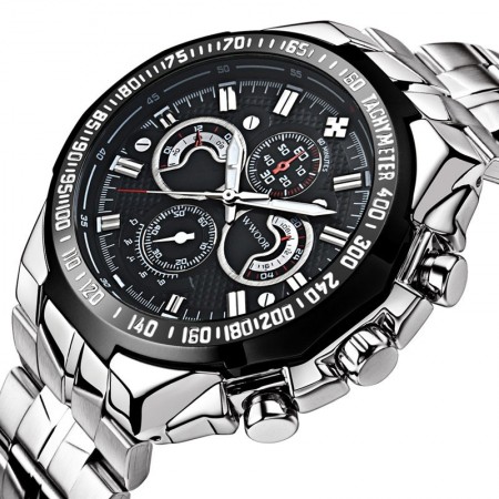 Quartz Luxury Stainless Steel Men's Sport Watch Stylish