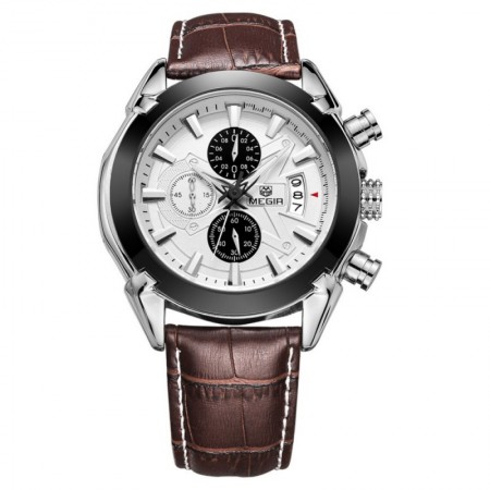 Stylish Social Watch Men's Sport Luxury Leather Watch