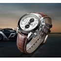 Stylish Social Watch Men's Sport Luxury Leather Watch