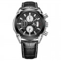 Stylish Social Watch Men's Sport Luxury Leather Watch