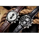 Stylish Social Watch Men's Sport Luxury Leather Watch