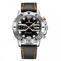 LONGBO Leather Sport Watch in Elegant Male Leather