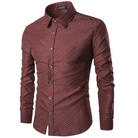 camisa manga longa social masculina slim fit