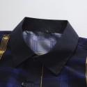 Camisa Quadriculada Slim Fit Vermelha Masculina Social de Trabalho