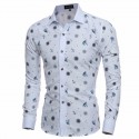 Camisa Divertida Estampada Toys Social Slim Fit Masculina Branca Casual