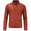 Leather Jacket Men's Lisa Slipway Rain Adventure Fashion