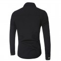 Social Slim Lisa Blue Men's Basic Formal Basic Long Sleeve