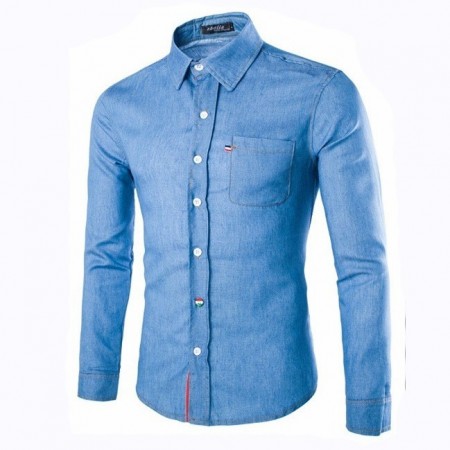 camisa social jeans clara