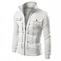 Jaqueta Elegante Casual Masculina Branco