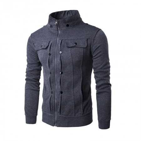 Winter Zipper Sweater Mens Blouse Stylish Jacket Sweatshirt