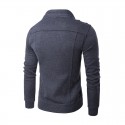 Camisola de Zíper Inverno Blusa Masculina Jaqueta Elegante Moletom