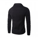 Camisola de Zíper Inverno Blusa Masculina Jaqueta Elegante Moletom