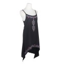 Women's Country Black Mexican Dress Use with Bare Scallop