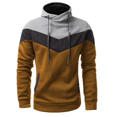 Moletom Elegante Esportivo Masculino Urbano com Capuz de Inverno