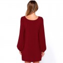 Midi Long Sleeve Imperial Casual Elegant Working Dress