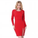 Red Dress Blood Romantic Female Special Night Dropped