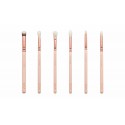 Kit 12 Fine Pink Brushes Kit for Eye Makeup Brushes