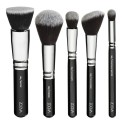 Kit 10 Soft Makeup Brushes Set with Brushes with Case