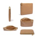 Kit 8 Gold Makeup Brushes Kit Set Kit and Bag