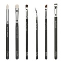 Kit 12 Brushes Thin Small Black Makeup Set Free Zoeva