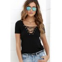 Blusa Feminina Índia Casual com Laços na Gola Modelo Estilo Cavalgada