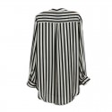 Social Shirt Striped Work Blouse Executive Desk