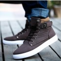 Sneakers Boot Cano Alto Men's Boot Casual Shoes Youth Fashion Leather