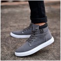 Sneakers Boot Cano Alto Men's Boot Casual Shoes Youth Fashion Leather