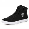 Men's Shoe High Top Boot Floor White All Star Black