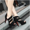 Footwear High Heels Thin Female Black Modern Design Elegant Social