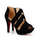 Footwear High Heels Thin Female Black Modern Design Elegant Social