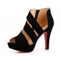 Footwear High Heels Thin Female Black Modern Design Elegant Social