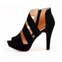 Footwear High Heels Thin Female Black Modern Design Elegant Social