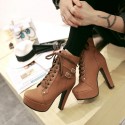 Women's Boots Couture Cowgirl Platform Leather and High Heels