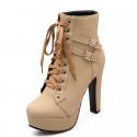 Women's Boots Couture Cowgirl Platform Leather and High Heels