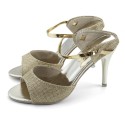 Women's Metallic Sandal Casual Casual Low Lady Height