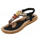Gypsy Casual Women's Sandal with Colorful Stones Decorated