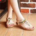 Women's Sandal Decorated Casual Colorful Elastic Creeper