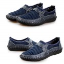 Men's Casual Shoes Breathable Foldable Leather Loafers