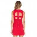 Basic Red Dress Short Summer Fashion